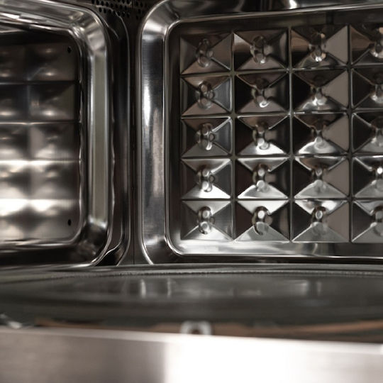 Cecotec Grandheat 2550 Built-in Steel Εντοιχιζόμενος Φούρνος Μικροκυμάτων με Grill 25lt Inox