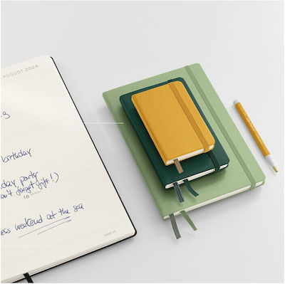 Leuchtturm1917 Weekly Planner Agenda 2024 Gray 14.5x21cm