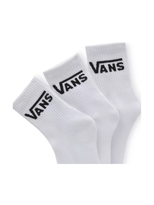 Vans Classic Half Crew Κάλτσες Λευκές 3Pack