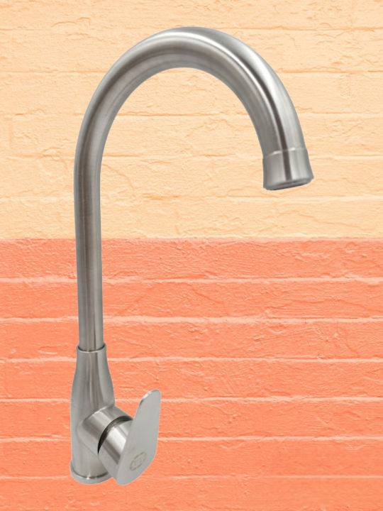 Zx14 Kitchen Faucet Counter Silver