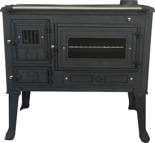 Biofan Alexandria Cast Iron Wood Stove with Oven 8kW