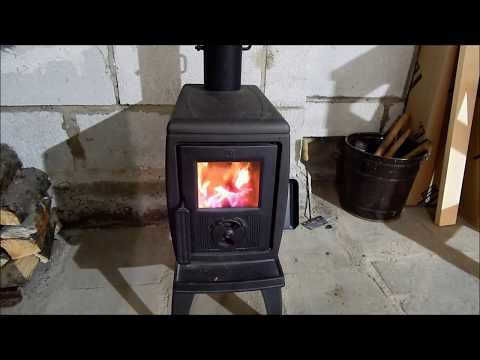 Plamen Gusseisen Holzofen 11kW Schwarz