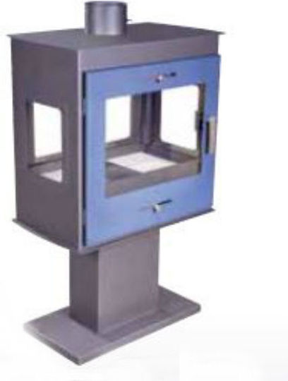 Syrios Stadio Vision Stahl Holzofen 14.5kW Blau