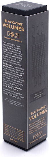 Blackwing Drawing Mechanical Pencil Wooden with Eraser 12 Pieces Black
