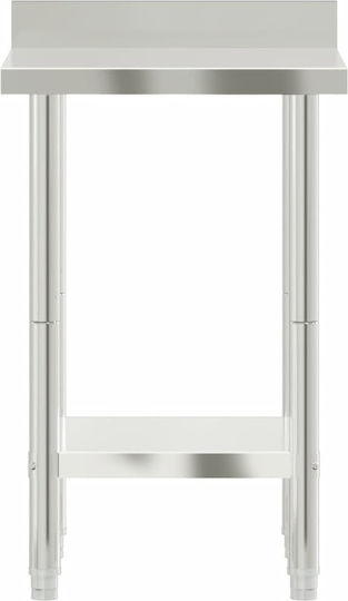 vidaXL Banc De Lucru Din Oțel Inoxidabil L55xA55xÎ93cm