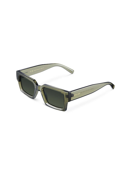 Meller Sunglasses with Green Plastic Frame and Green Polarized Lens TI-STONEOLI