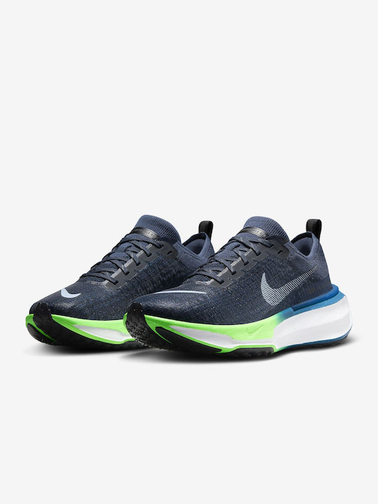 Nike ZoomX Invincible Run Flyknit 3 Bărbătești Alergare Zgomot Aqua / Ocean Bliss / Green Abyss