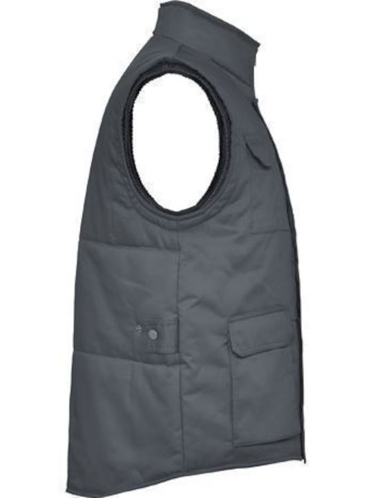 Roly Almanzor Men's Safety Vest Gray