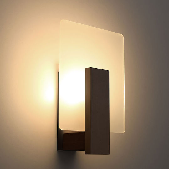 Sollux Lappo Осветително тяло За стена Кафяв 14x15.5x14см. Sollux Lappo Осветително тяло За стена Кафяв 14x15.5x14см.