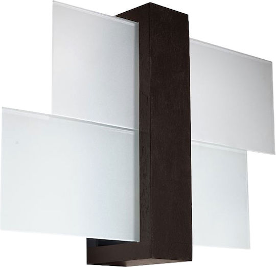 Sollux Feniks Modern Lumină de Perete cu Soclu E27 Maro 50x20x20cm