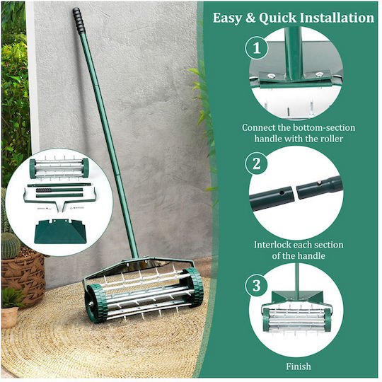 Costway GT3425 Furcă de grădină cu aerisire De mână