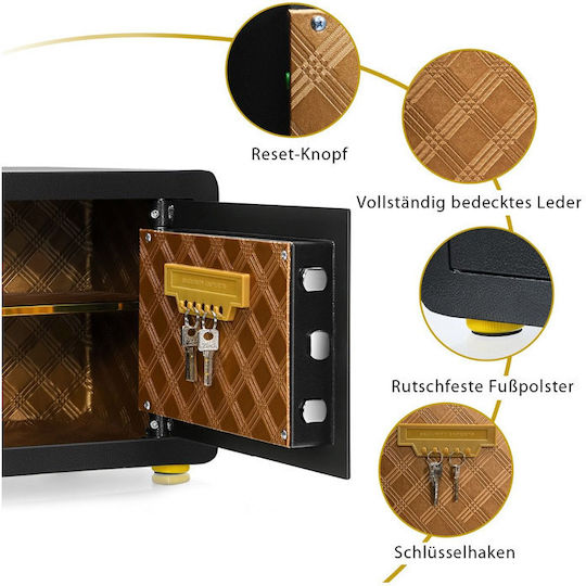 Costway Safe with Digital Lock L40xW30xH31cm EL10001