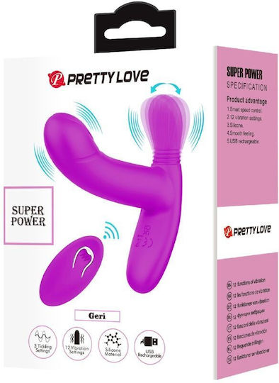 Pretty Love Functions Δονητής Μασάζ με Απομακρυσμένο Έλεγχο Ροζ