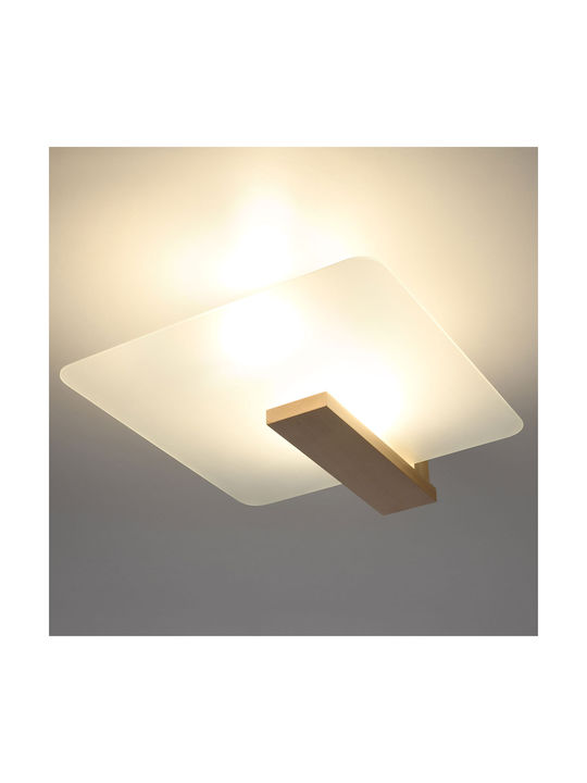 Sollux Modern Glass Ceiling Light with Socket E27 Beige