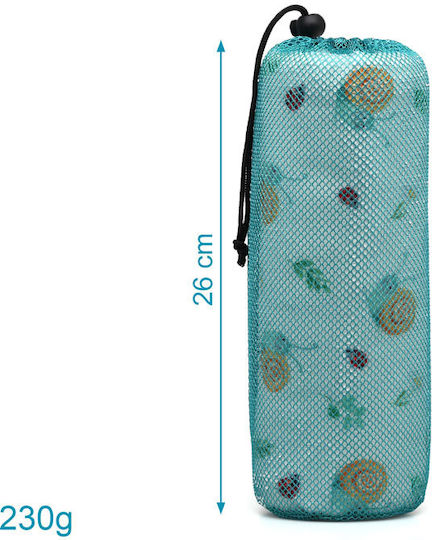 Kiokids Snail Kids' Beach Towel Light Blue 150x75cm