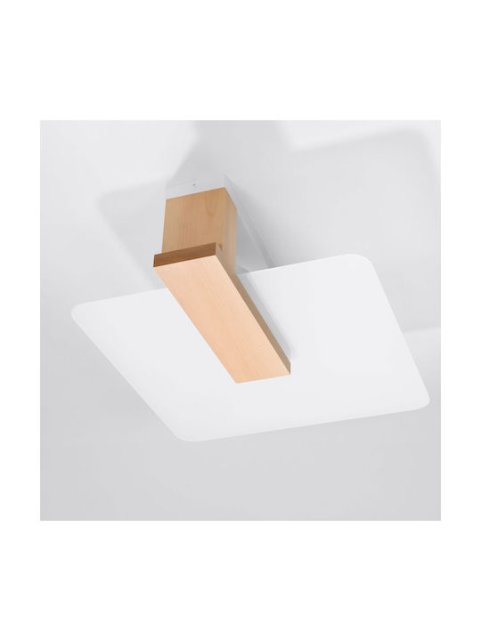 Sollux Ceiling Mount Light 48cm Beige with Socket E27
