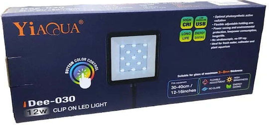 Yiaqua Lamp Led Lamp for Aquarium Lighting 12W