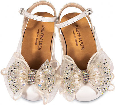 Babywalker Ivory Baptism Leather Pumps