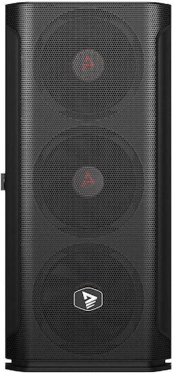 Savio SHADOW X2 Геймърско бюро Midi Tower Компютърна кутия със страничен прозорец Черен
