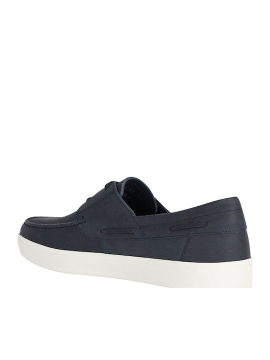 U Avola Men's Moccasins Blue