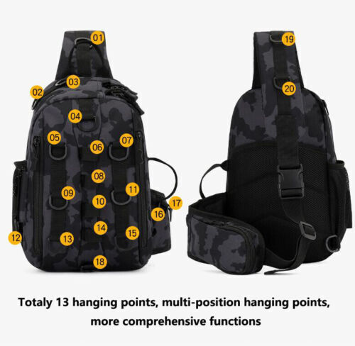 Ανθεκτικο Molle Σακιδιο Στεγανός Σάκος Πλάτης 15lt Μαύρος