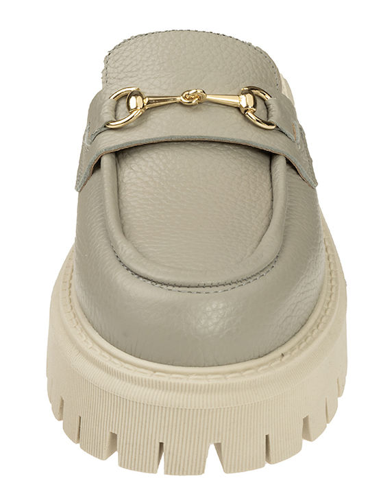 Flat Mules σε Γκρι Χρώμα