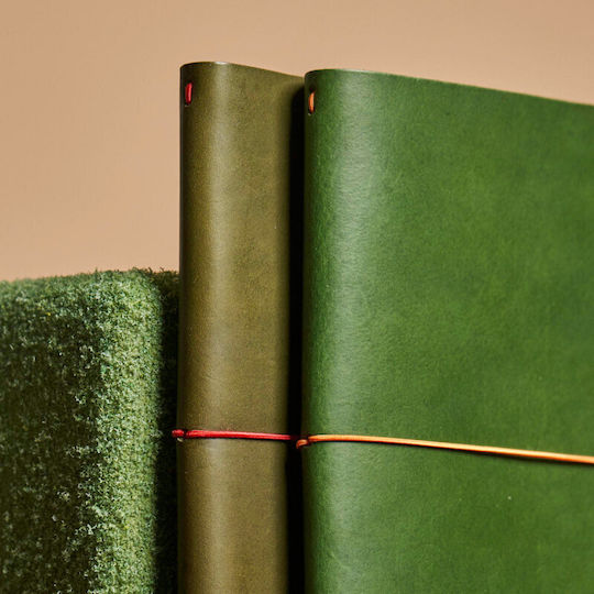 Paper Republic Grand Voyageur Xl Notebook A5 with Blank Pages Green