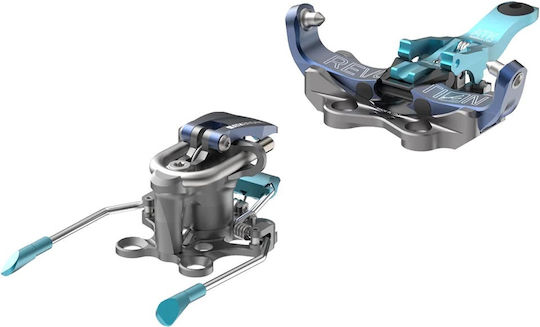 ATK Revolution Brake Lightweight World Cup Ski Bindings with Brake Width 70mm in Blue Color