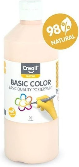 Creall Basic Tempera Paints Pastel Peach 24 500ml 1pcs