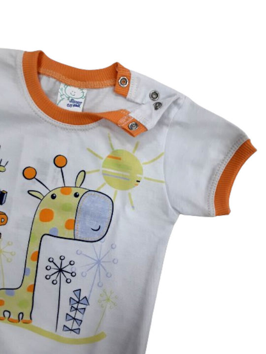 Kids' Set with Pants Summer 2pcs Orange