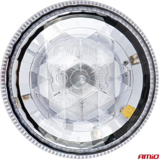 AMiO Car Beacon LED 12 / 24V 11.8cm with White / Orange Lighting