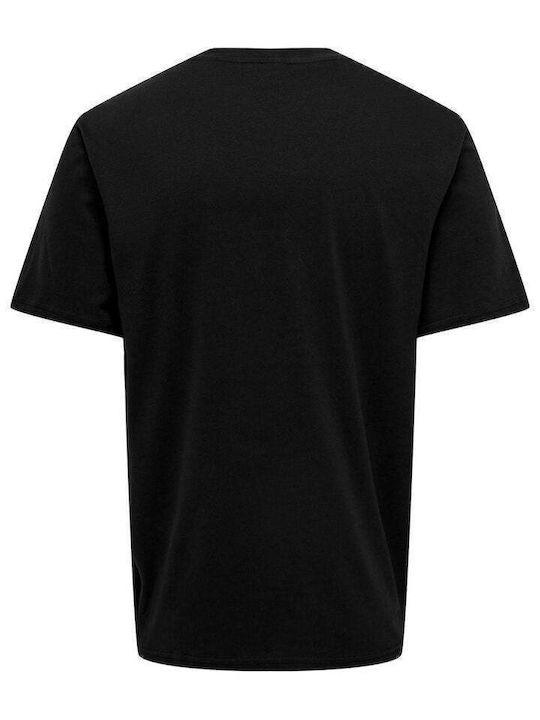 Only & Sons Men's Short Sleeve T-shirt Black