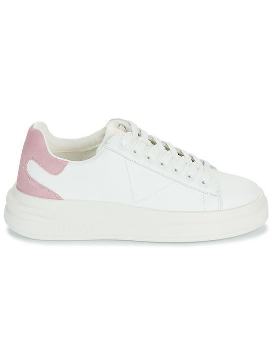 Guess Elbina Damen Sneakers White Pink