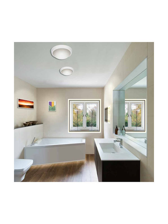 Vivalux Outdoor Ceiling Light with Integrated LED in White Color VIV004743