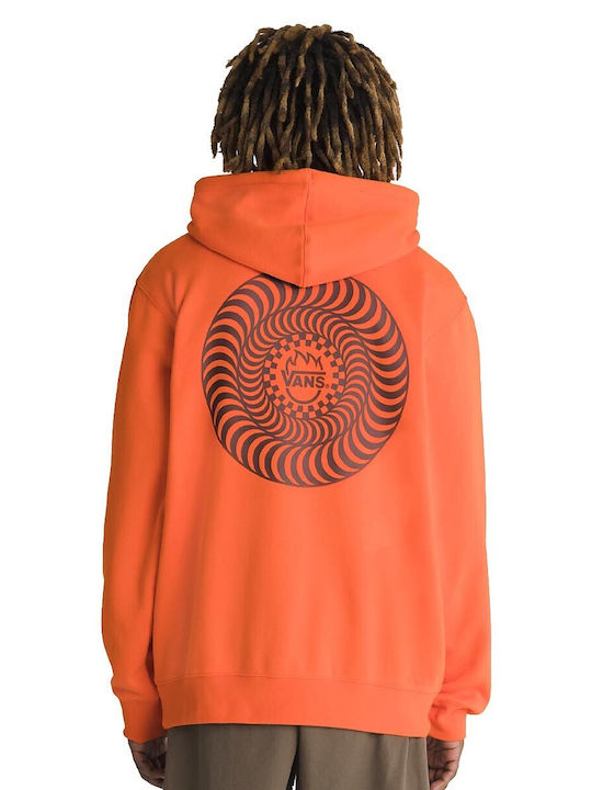 Vans Men's Sweatshirt with Hood Orange