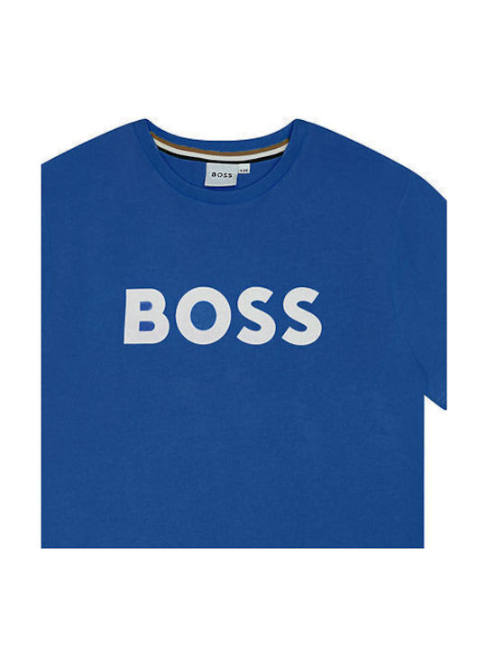 Hugo Boss Παιδικό T-shirt Μπλε