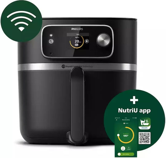 Philips Series 7000 Air Fryer με Wi-Fi 8.3lt Μαύρο