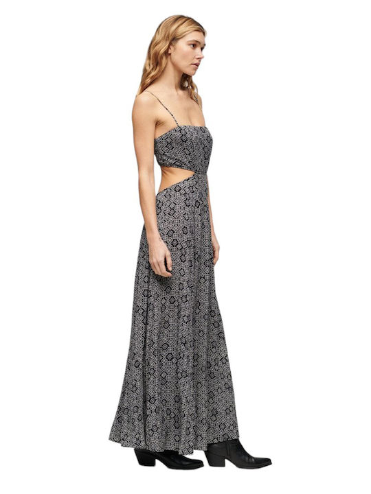 Superdry Maxi Dress Black/White