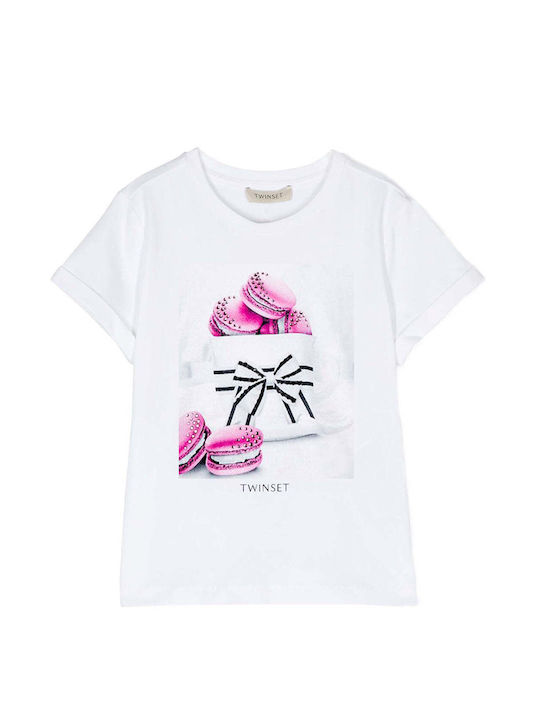 Twinset Παιδικό T-shirt Λευκό