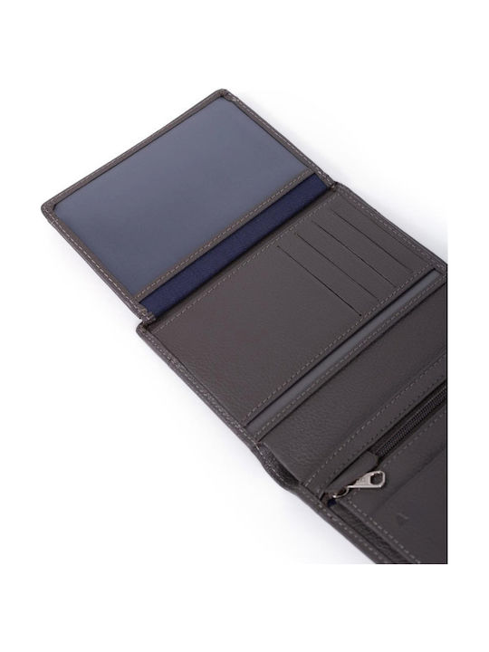 Leather Men's Wallet Classic Brown