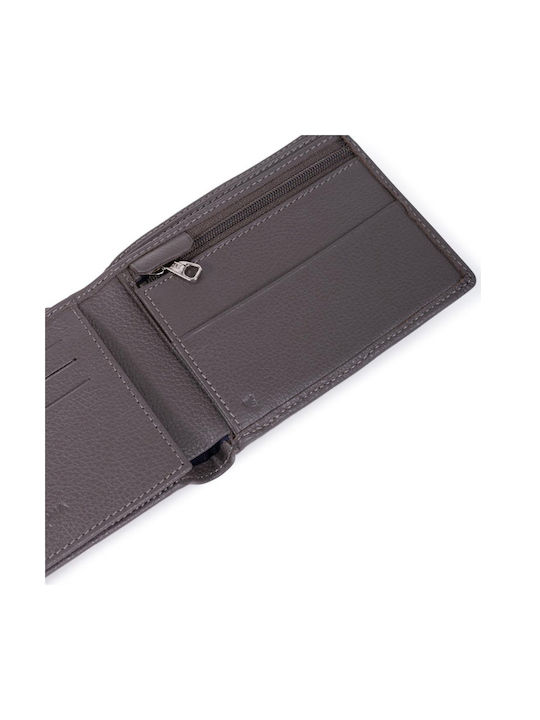 Δερμάτινο Ανδρικό Πορτοφόλι Καρτών με RFID Καφέ