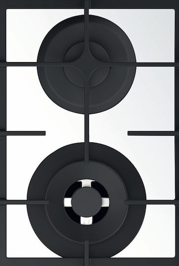 Whirlpool Erdgas-Kochfeld Autonom 59x51εκ. Weiß
