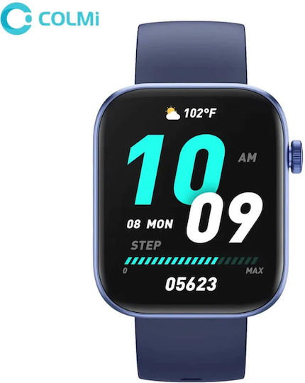 Colmi P71 45mm Smartwatch with Heart Rate Monitor (Blue)