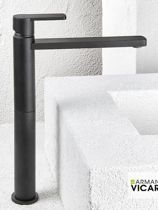 Armando Vicario Glam Mixing Sink Faucet Black