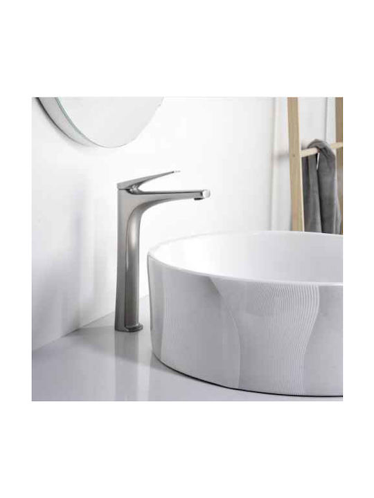 Imex Αναμεικτική Μπαταρία Νιπτήρα Ψηλή Inox