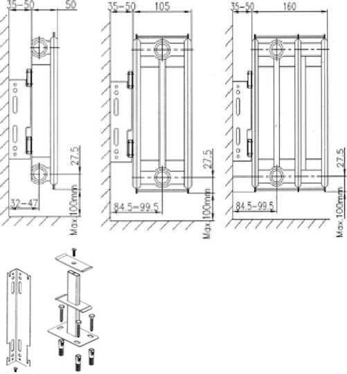 Splendid Ventil Internal Loop Panel Radiator Body Single-column 11/400/700 492kcal/h