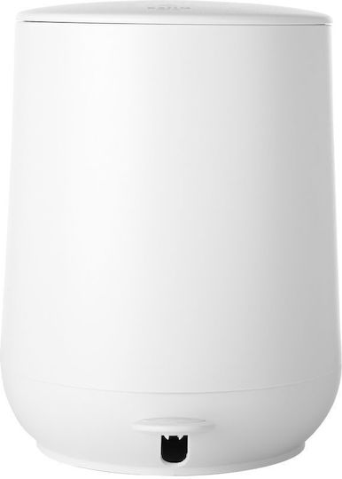 Estia Fjord Plastic Bathroom Basket Soft Close 5lt White