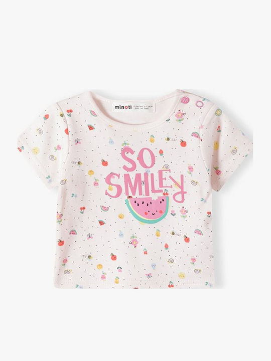 Bluză pentru copii Cu mânecă scurtă Multicolor