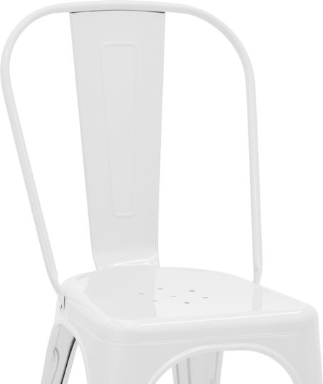 Outdoor Chair Metallic Utopia White 44x44x85cm