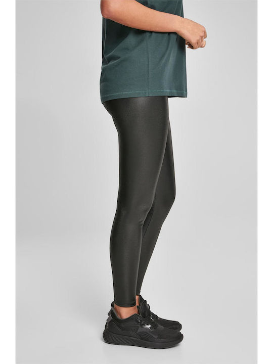 Täglich Frauen Leggings Hochgeschnitten Black